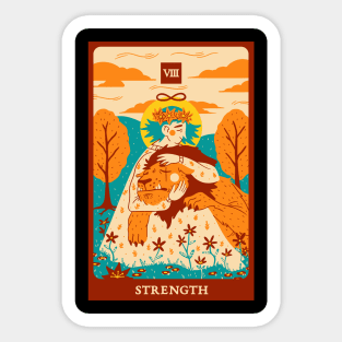 Tarot card design Sticker